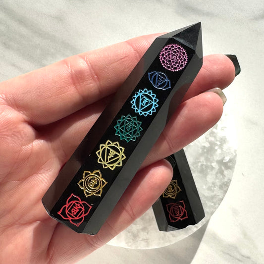 Obsidian Chakra Tower