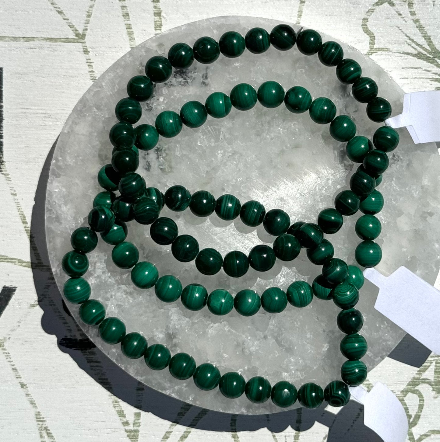 Malachite Bracelet (6mm Bead)