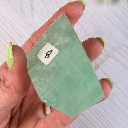 Green “Baja Blast” Fluorite Freeform | Option B