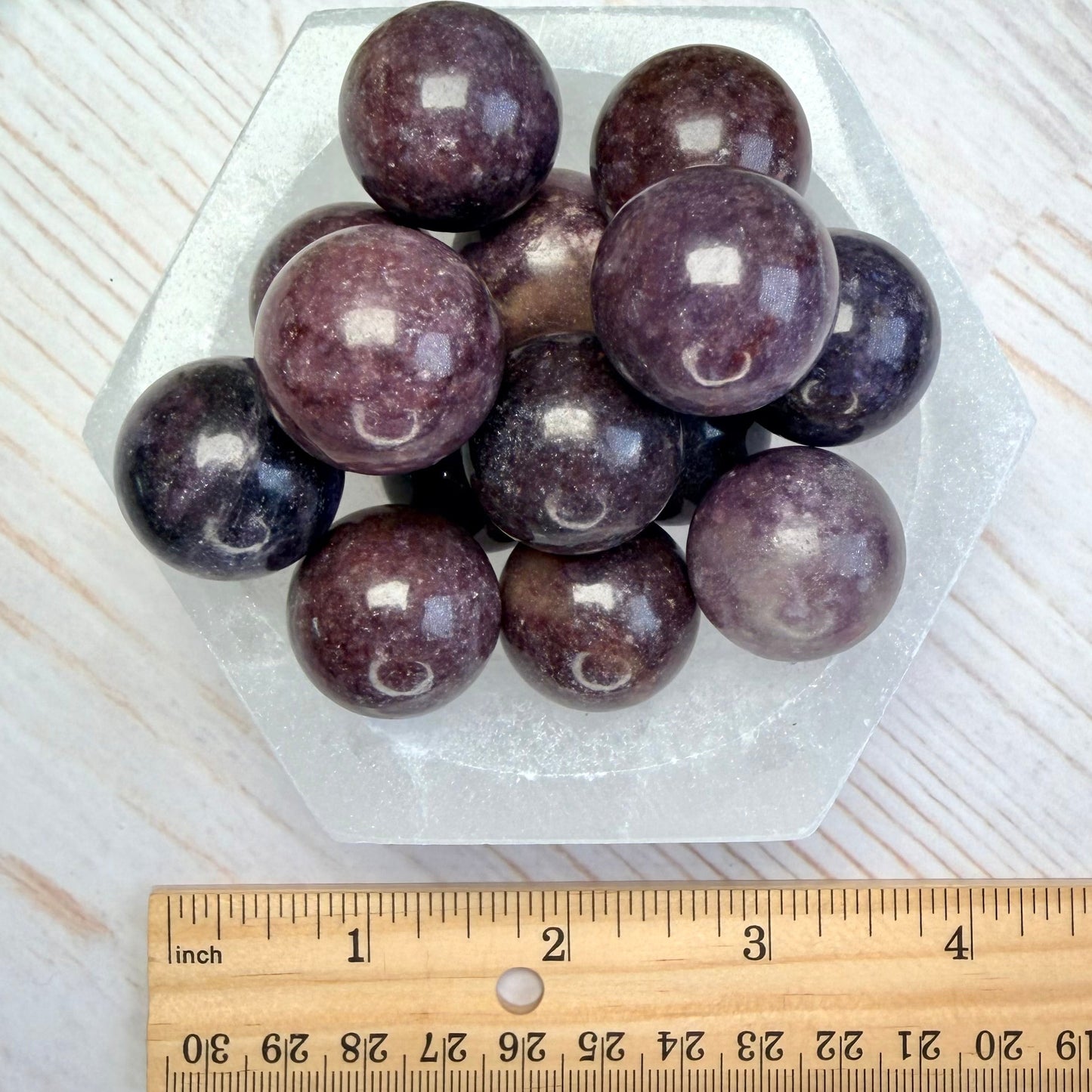 One (1) Lepidolite Mini Sphere