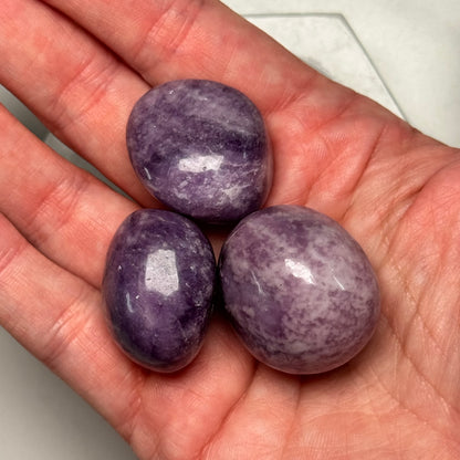 One (1) High Quality Lepidolite Tumble from Brazil