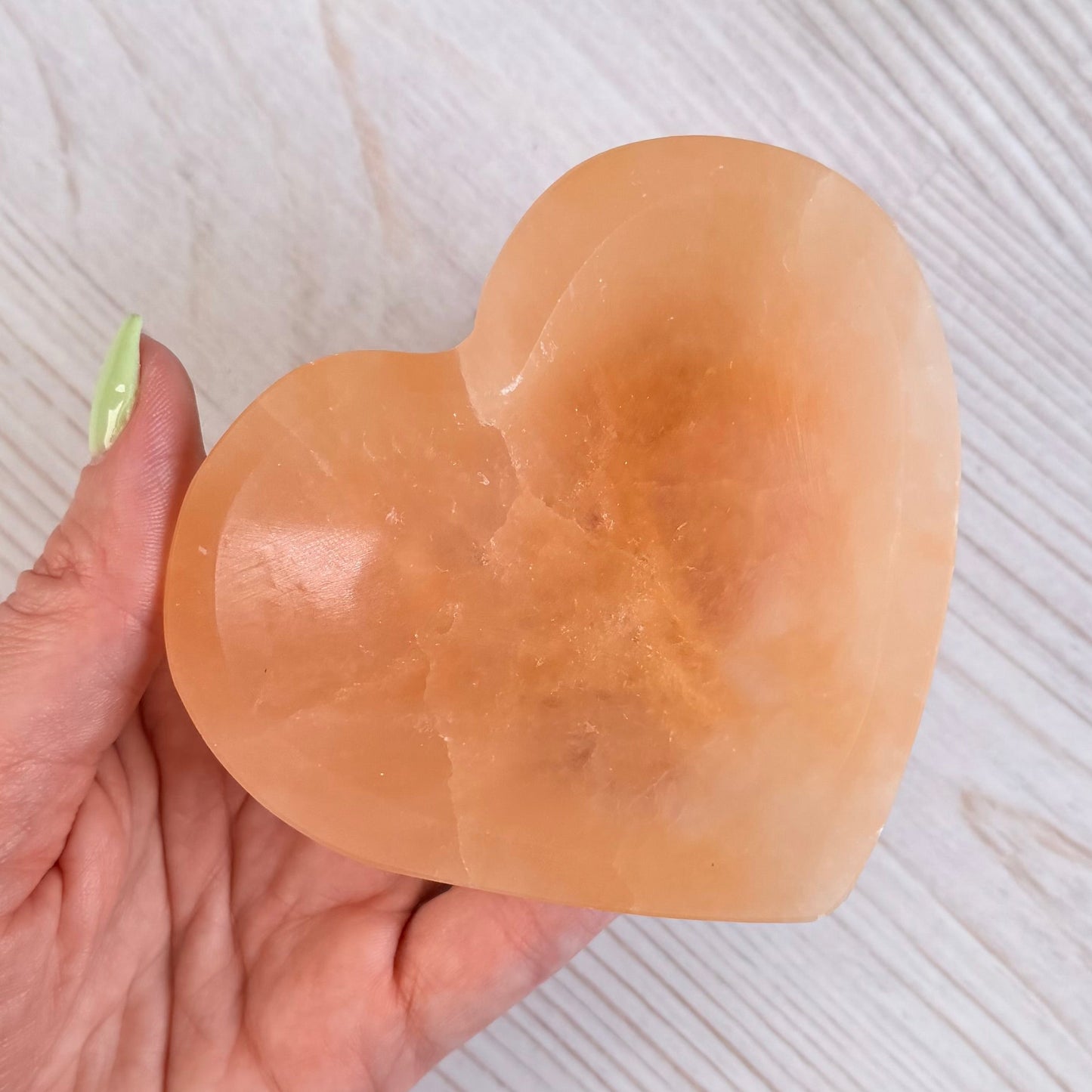 One (1) Selenite Bowl from Morocco - Various Shapes
