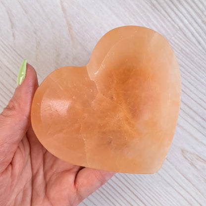 One (1) Selenite Bowl from Morocco - Various Shapes