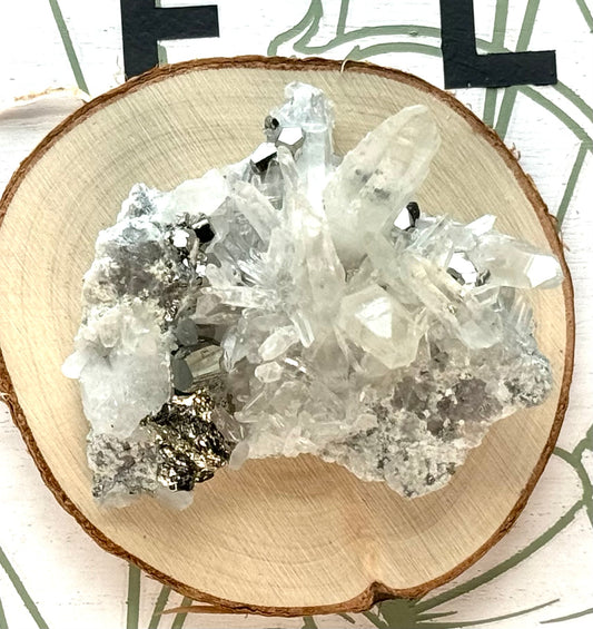 Pyrite in Quartz Specimen