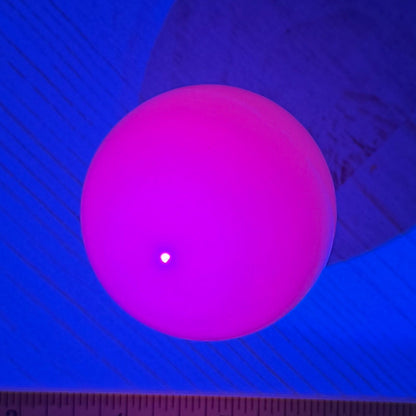 UV Reactive Mangano Calcite Sphere | Option B