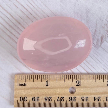 Rose Quartz Palm Stone - AA+ Grade | Option A