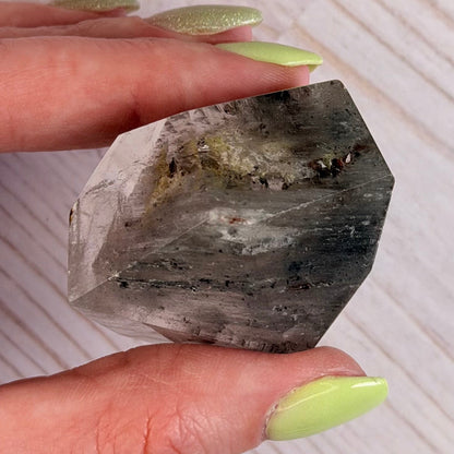 Garden Quartz Freeform - Lodolite Inclusion Quartz | Option C