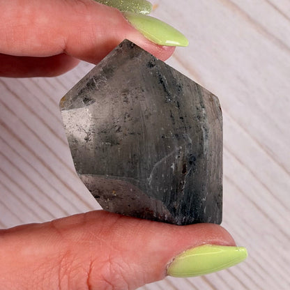 Garden Quartz Freeform - Lodolite Inclusion Quartz | Option C