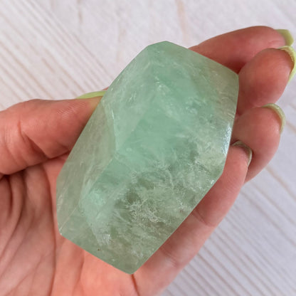 Green “Baja Blast” Fluorite Freeform | Option B