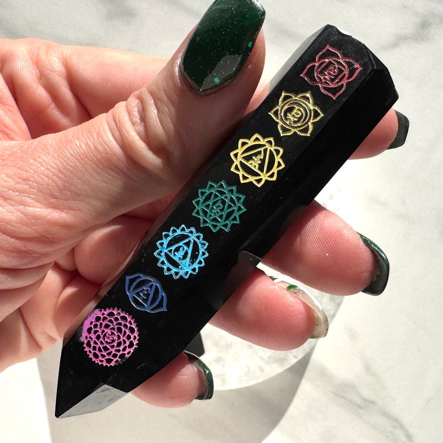 Obsidian Chakra Tower