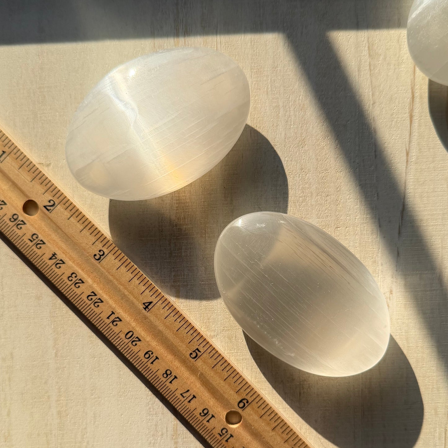 Selenite Palm Stone | Satin Spar | Selenite Crystal