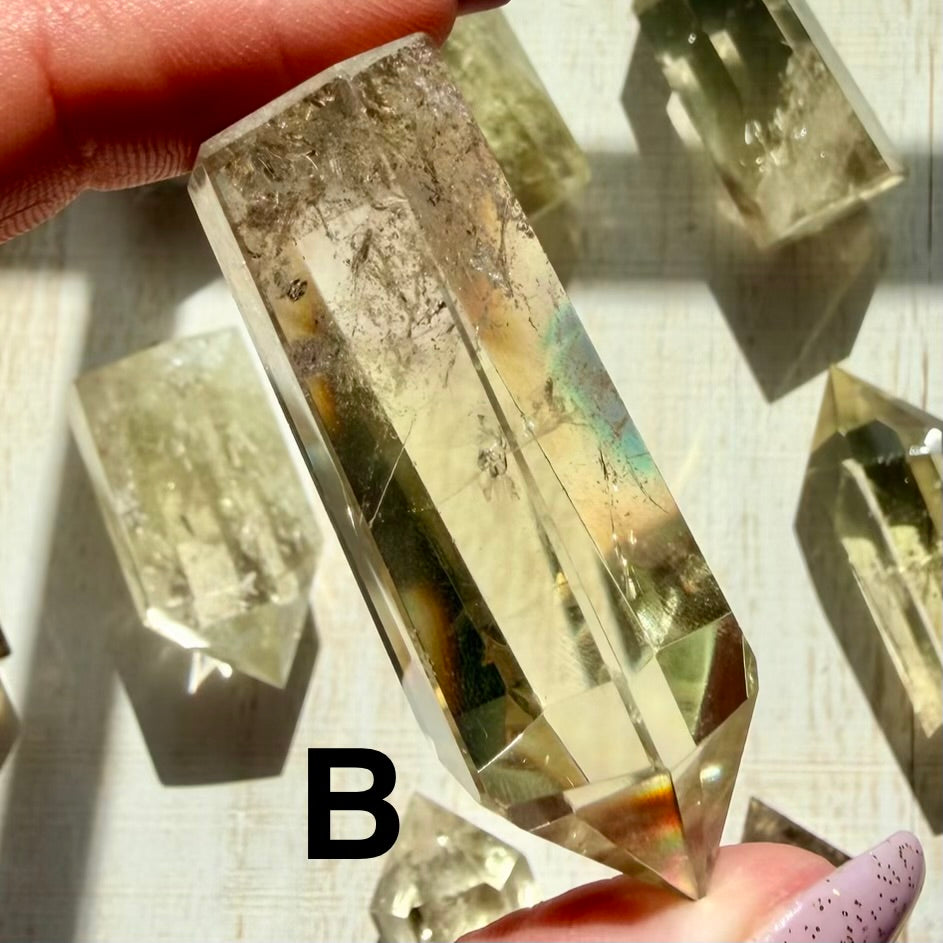 Natural Citrine Tower | Unheated Citrine Crystal Point | Choose Your Piece