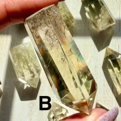 Natural Citrine Tower | Unheated Citrine Crystal Point | Choose Your Piece