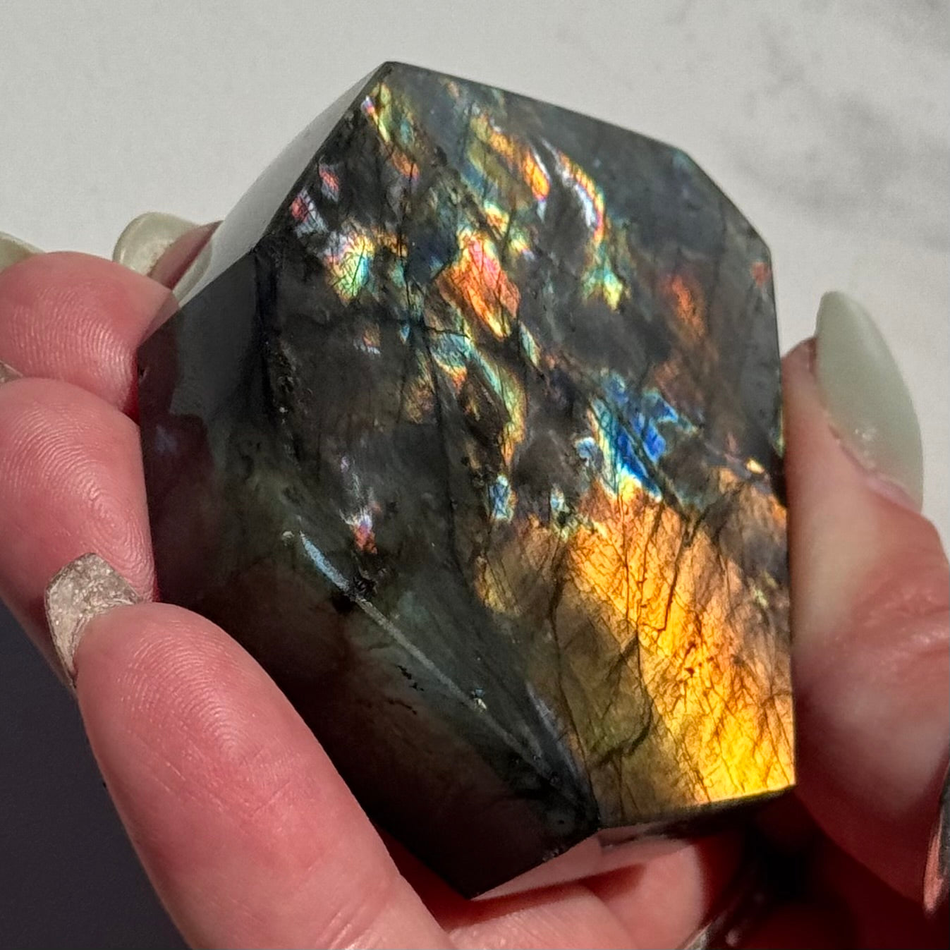 Flat Labradorite Freeform | Option A