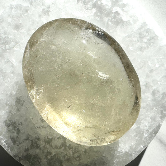 Beautiful High-Quality Citrine Palm Stone A