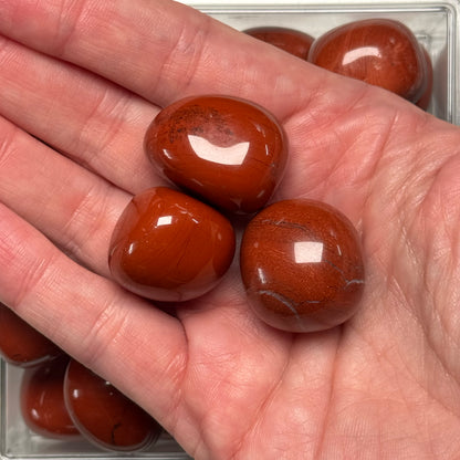 One (1) High Quality Red Jasper Tumble from South Africa