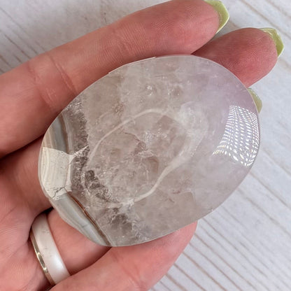 Crazy Lace Amethyst Palm Stone from Mexico | Option C