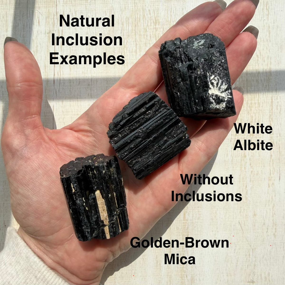 Raw Black Tourmaline | Black Tourmaline Crystal | Natural Protection Stone
