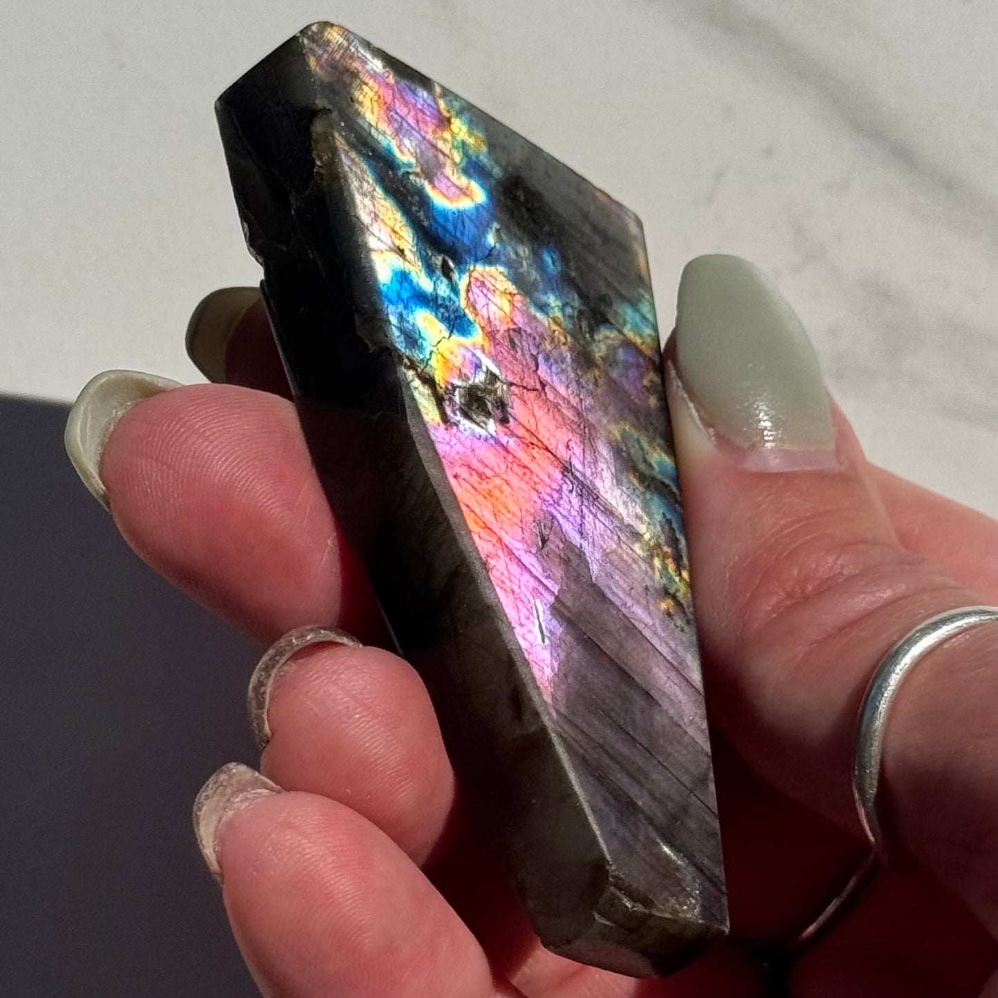 Flat Labradorite Freeform | Option B