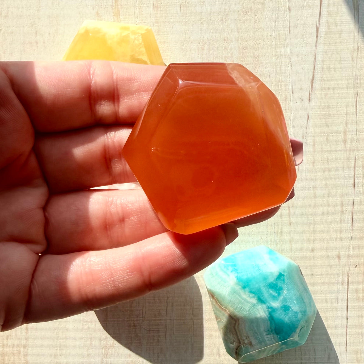 Calcite Freeform | Honey Calcite | Lemon Calcite | Rose Calcite | Caribbean Calcite