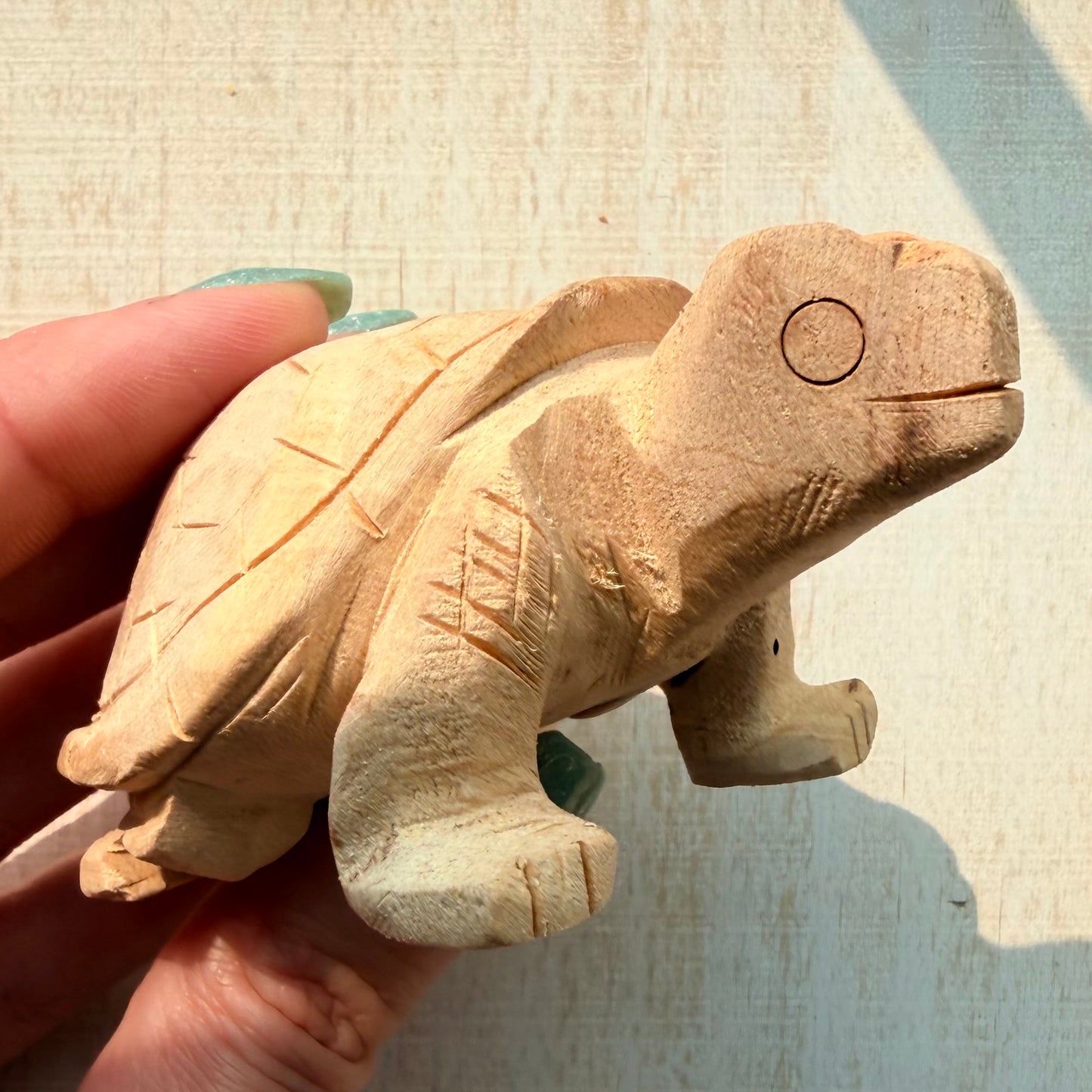 Palo Santo Turtle Carving | Hand-Carved from Peru