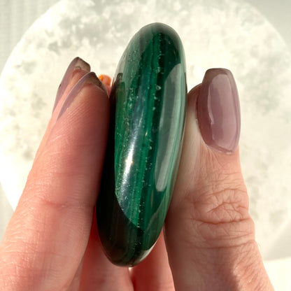 Malachite Palm Stone | Option C