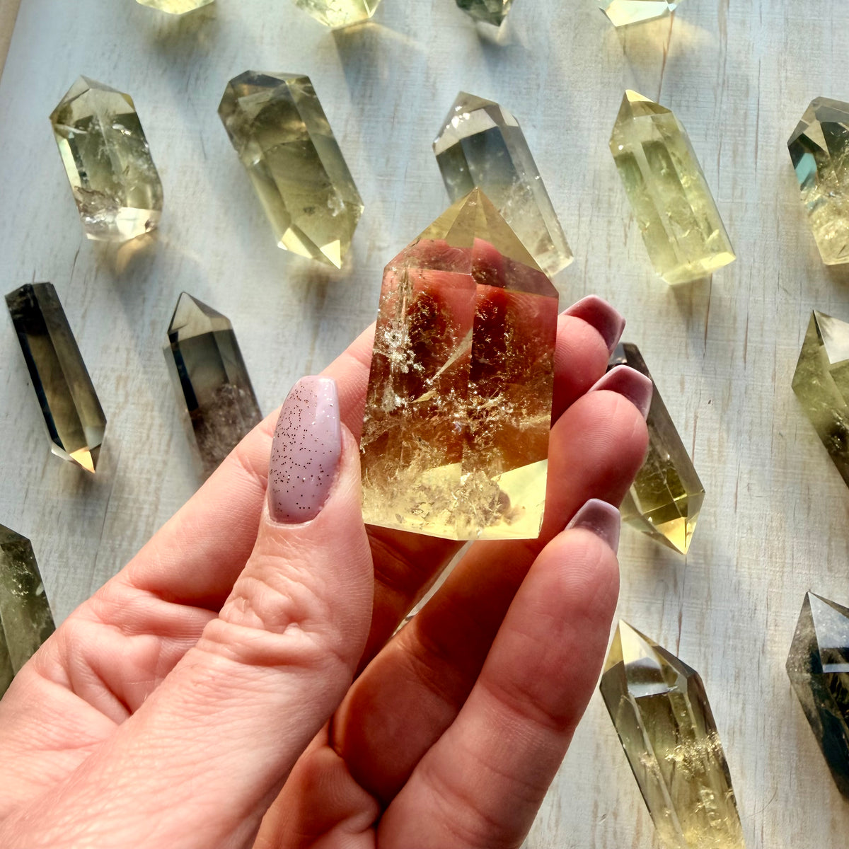Natural Citrine Tower | Unheated Citrine Crystal Point | Choose Your Piece