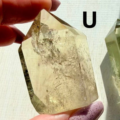 Natural Citrine Tower | Unheated Citrine Crystal Point | Choose Your Piece