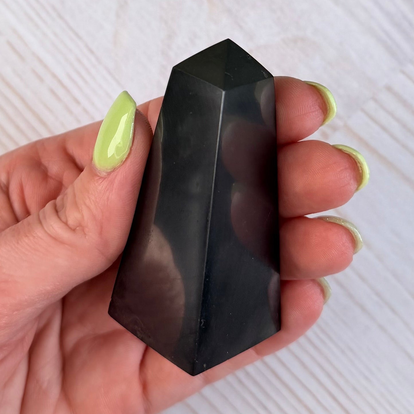 Shungite Obelisk Tower 2.7" | EMF Protection | Shungite Crystal
