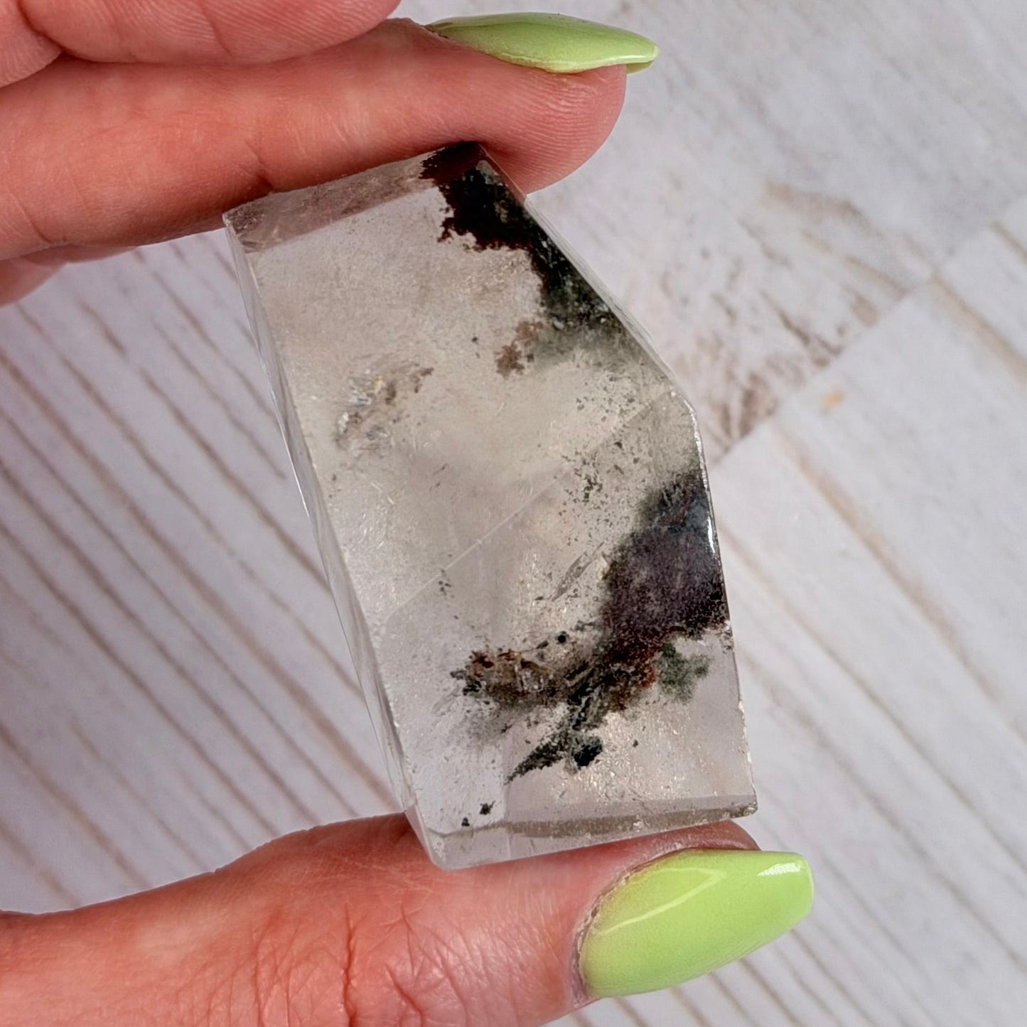 Garden Quartz Freeform - Lodolite Inclusion Quartz | Option B