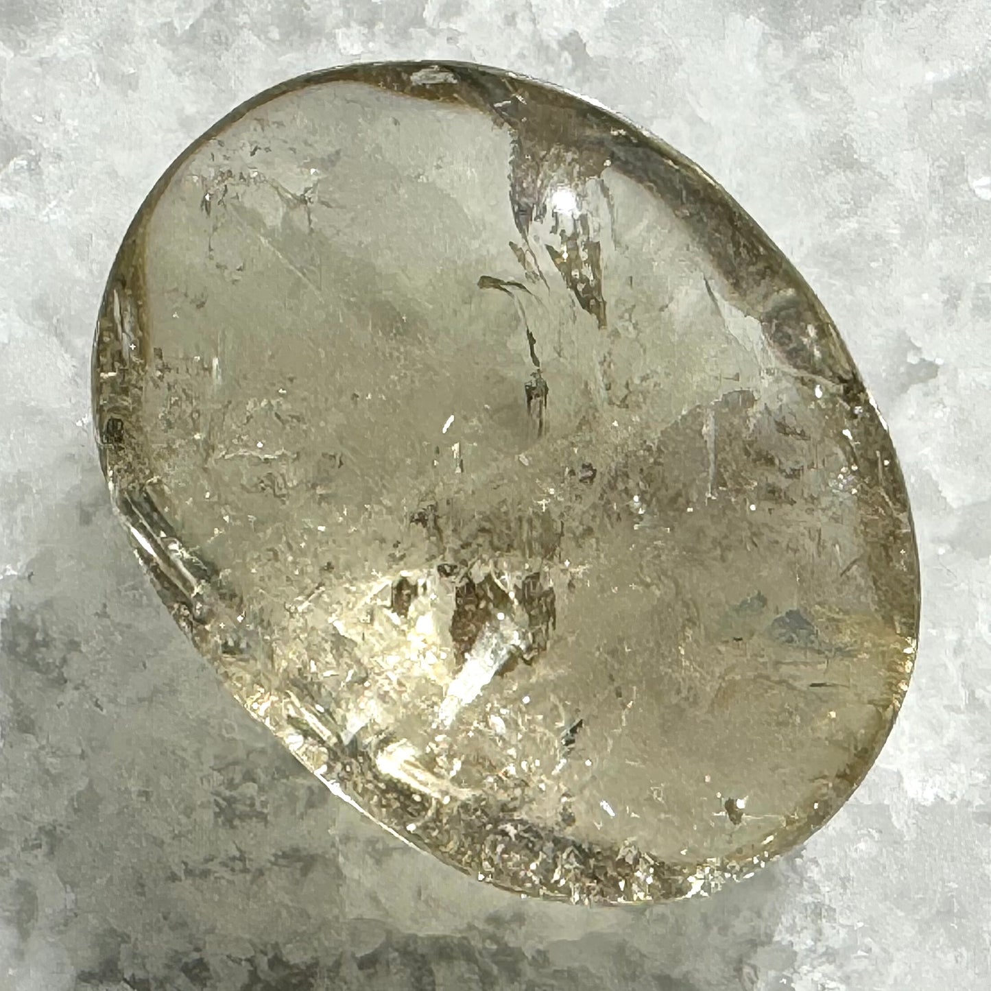 Beautiful High-Quality Citrine Palm Stone G