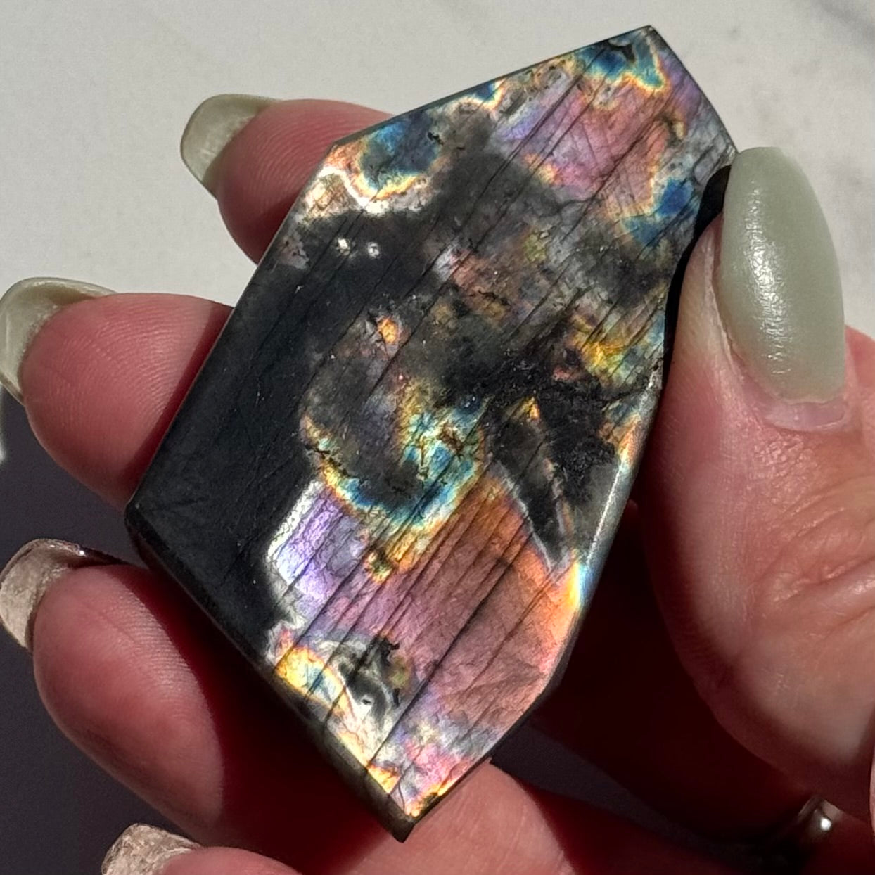 Flat Labradorite Freeform | Option C