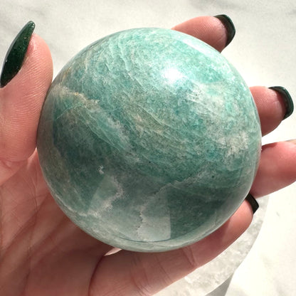 Beautiful Brazilian Amazonite Sphere