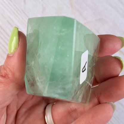 Green “Baja Blast” Fluorite Freeform | Option A