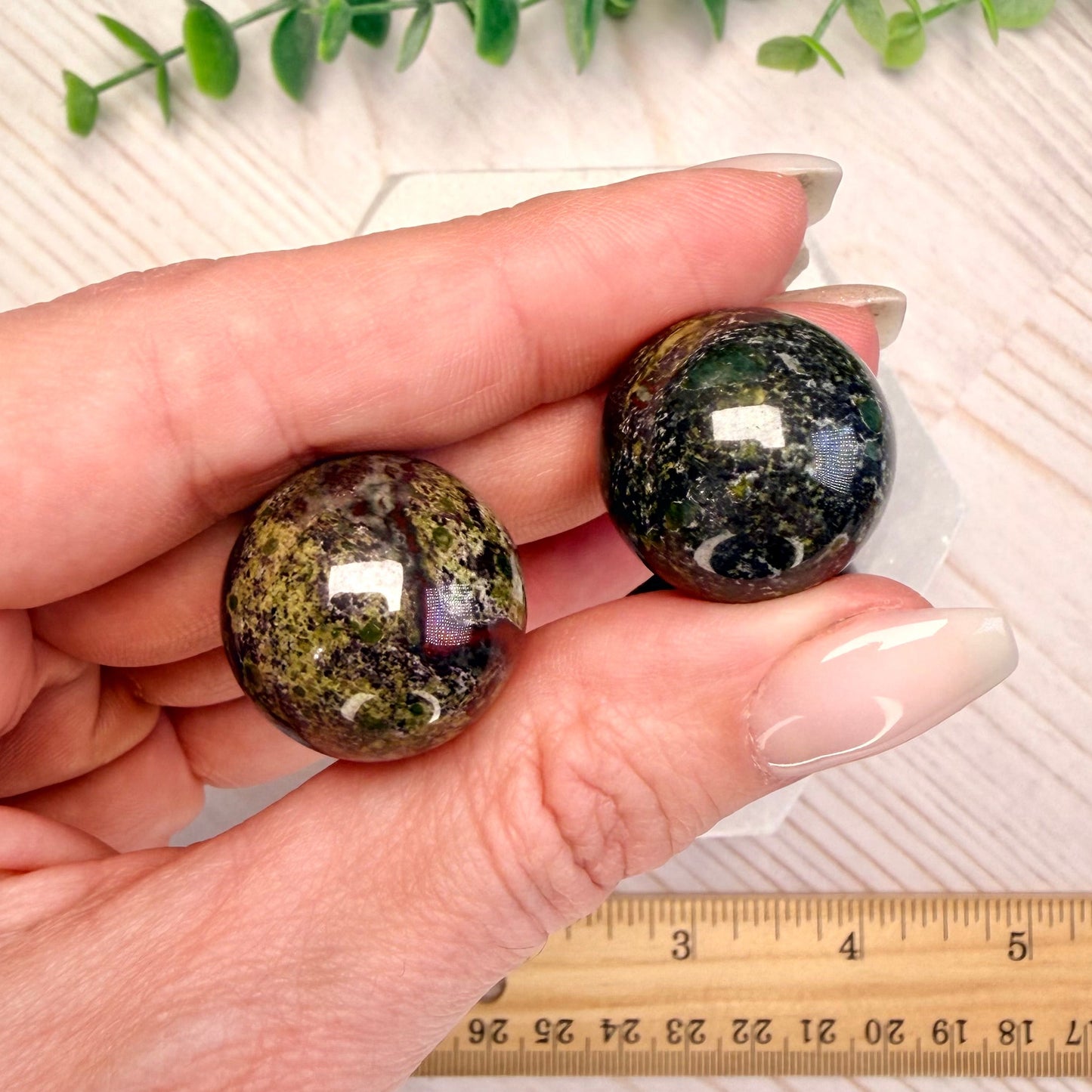One (1) Dragon's Blood Jasper Mini Sphere