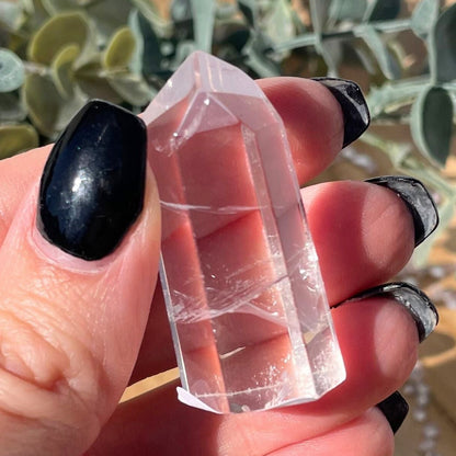 clear quartz point