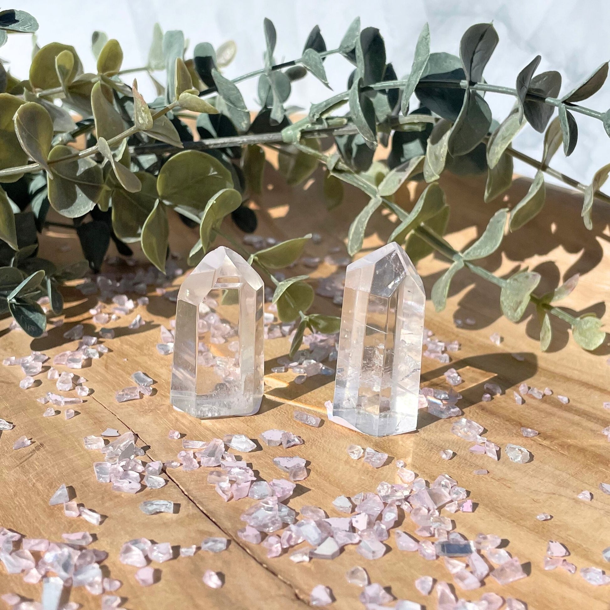 clear quartz point