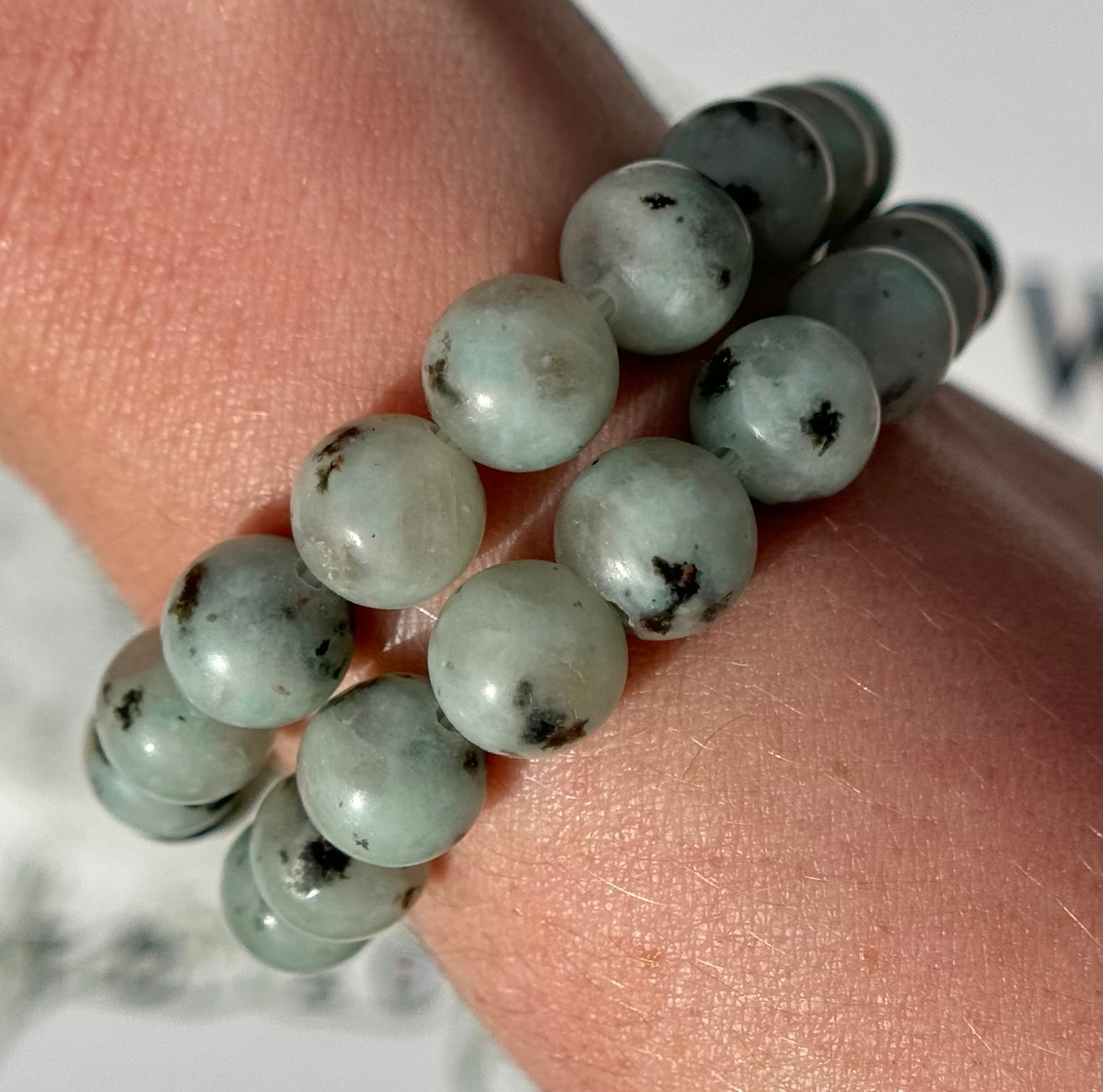 Kiwi Jasper Bracelets from New Zealand (8mm Bead)