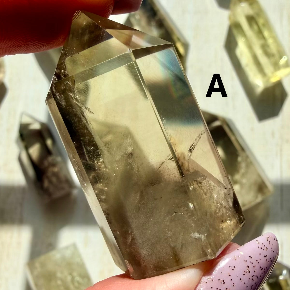 Natural Citrine Tower | Unheated Citrine Crystal Point | Choose Your Piece
