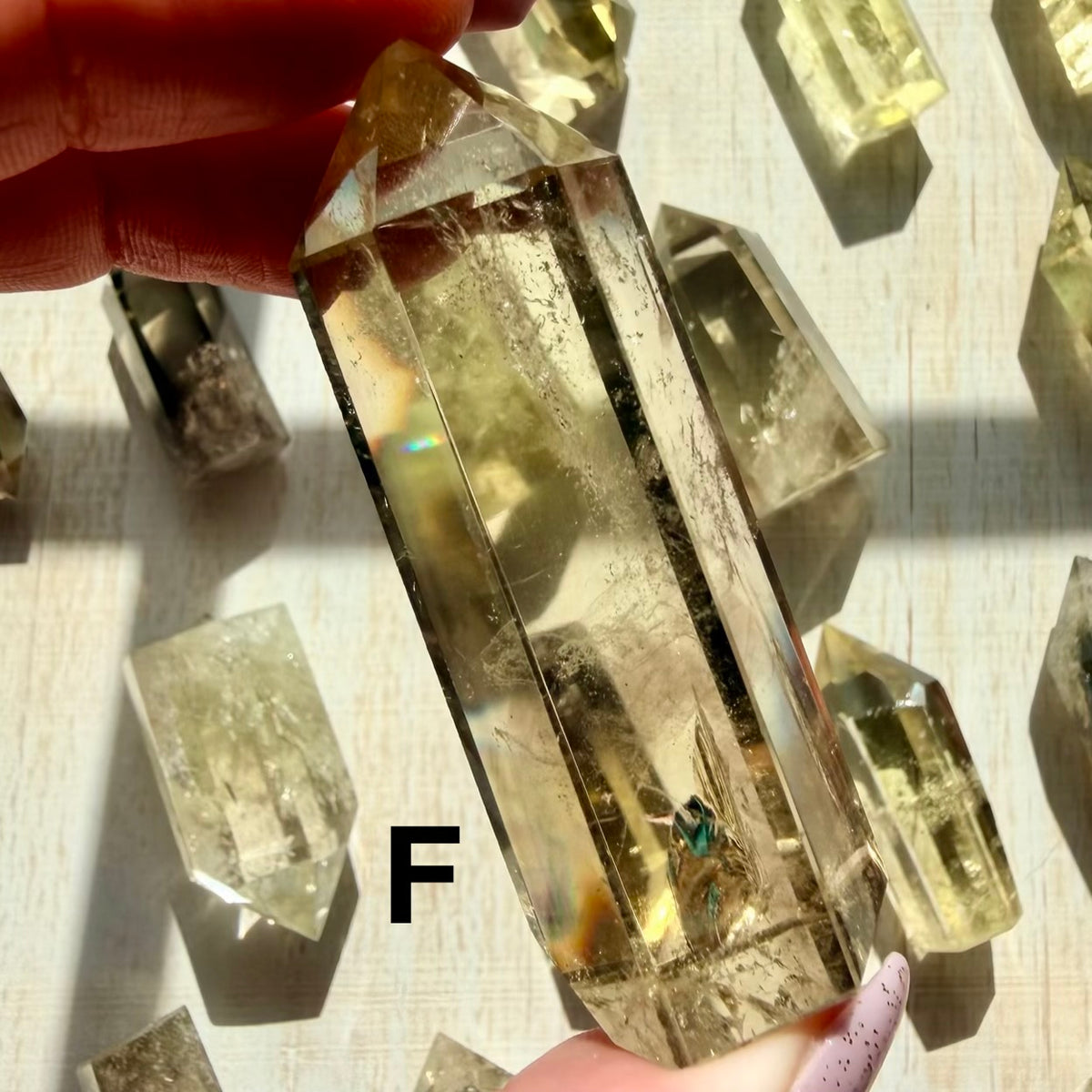 Natural Citrine Tower | Unheated Citrine Crystal Point | Choose Your Piece