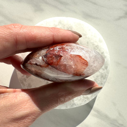 Fire Quartz Palm Stone C