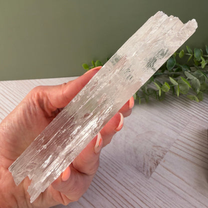Stunning Crystal Clear Selenite Slab from Morocco
