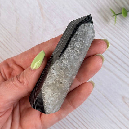 Onyx in Quartz Crystal Tower | Option H