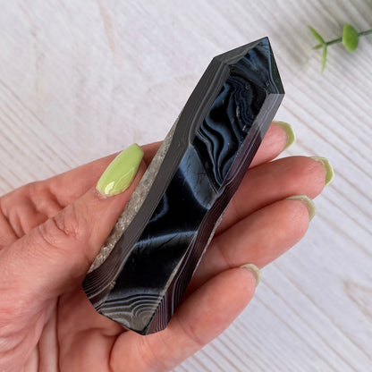 Onyx in Quartz Crystal Tower | Option H