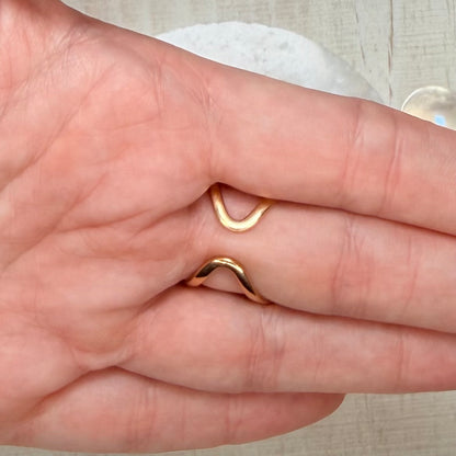 Gorgeous Agate Adjustable Gold Ring from Brazil