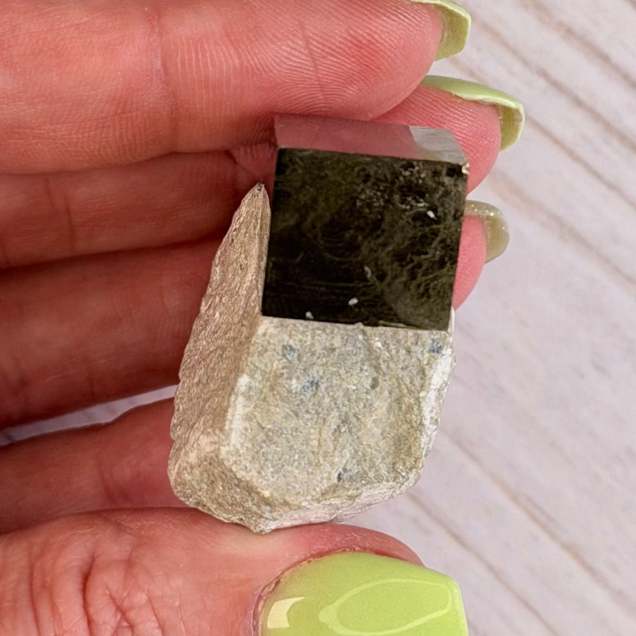 Cubic Pyrite on Marl Matrix – Navajún, Spain