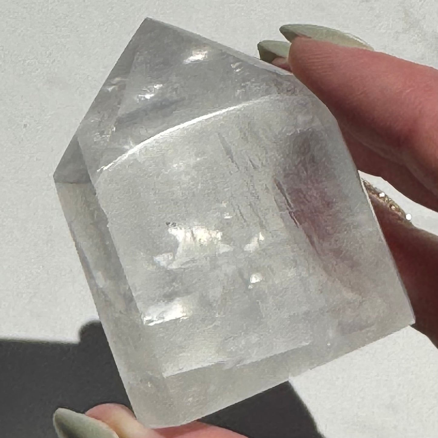 Beautiful Optical Calcite "Iceland Spar" Tower | Option B