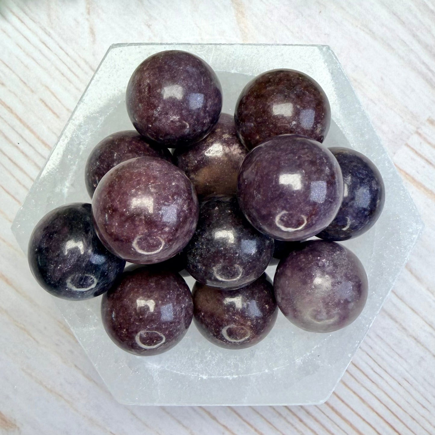 One (1) Lepidolite Mini Sphere