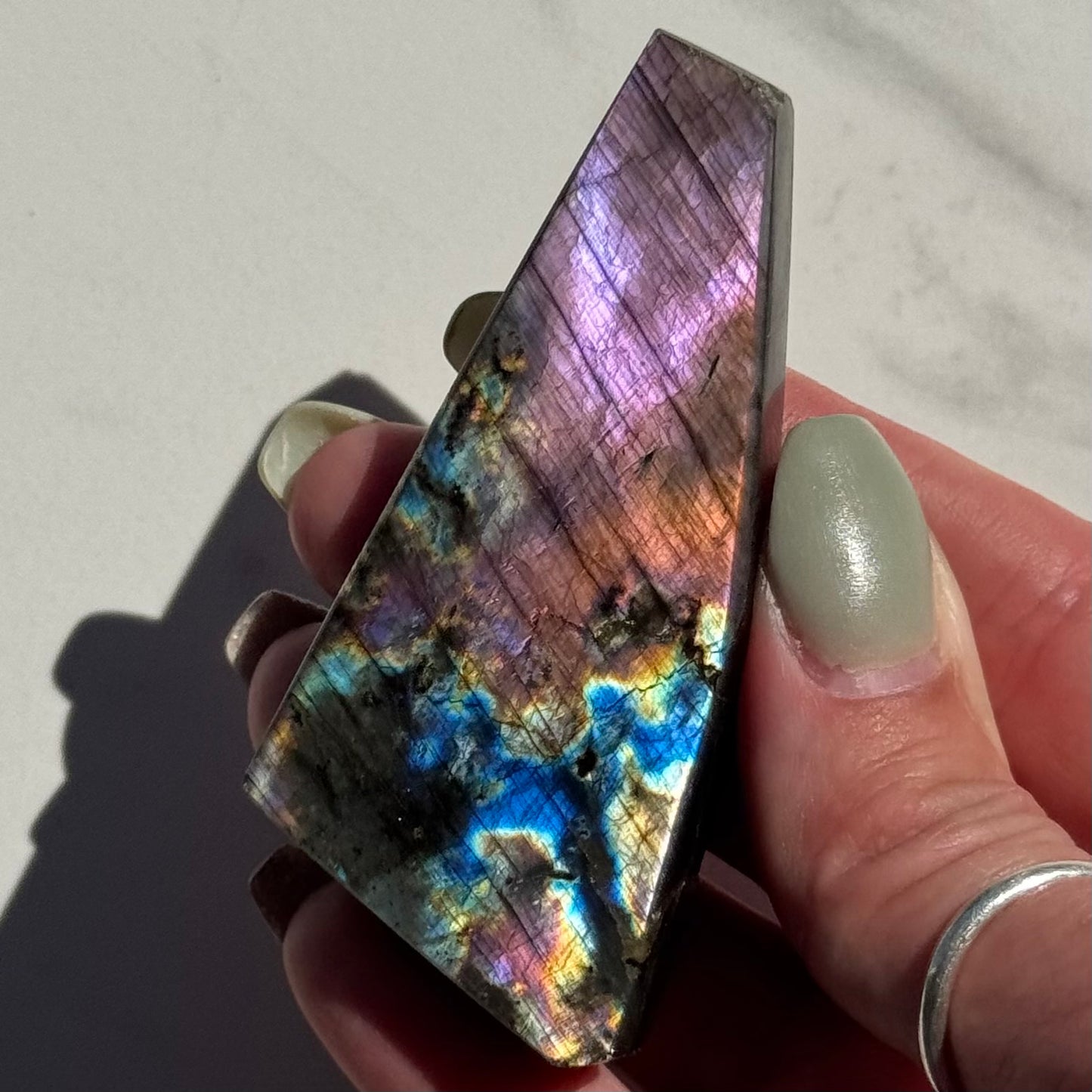 Flat Labradorite Freeform | Option B