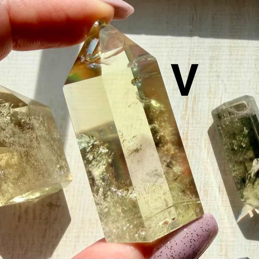 Natural Citrine Tower | Unheated Citrine Crystal Point | Choose Your Piece